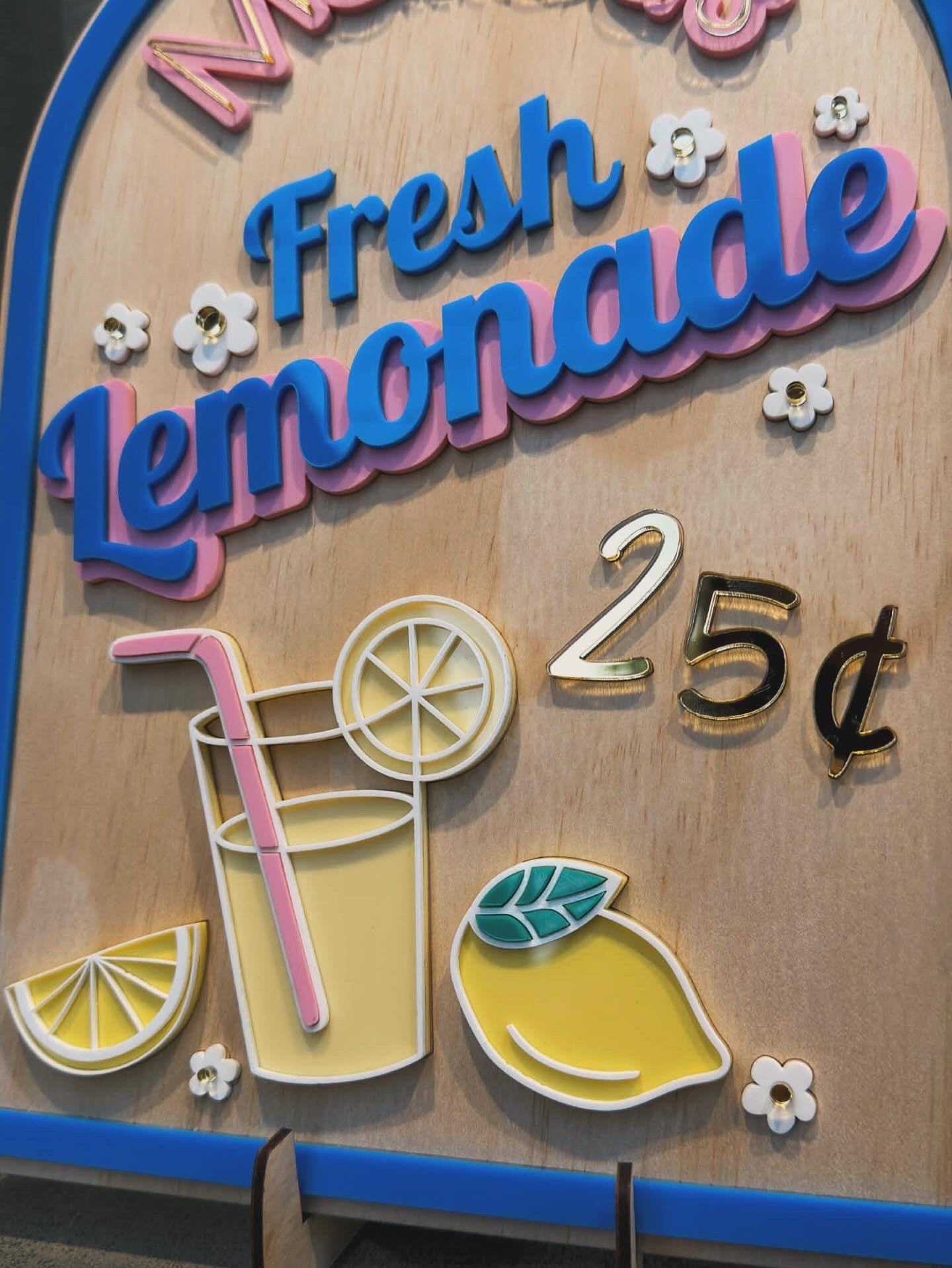 Personalised Fresh Lemonade Cubby Sign