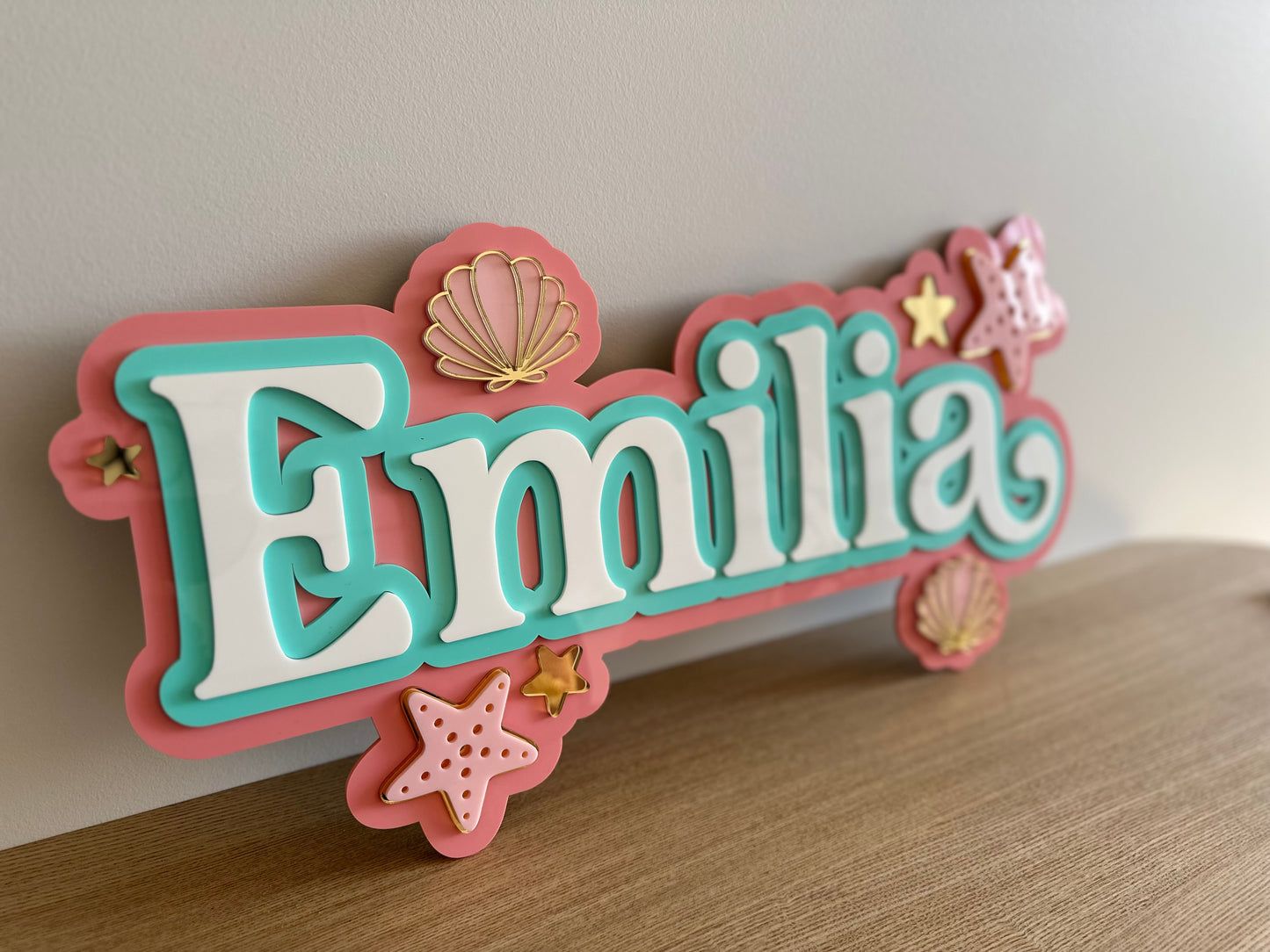 Under the Sea Custom Name Wall Sign