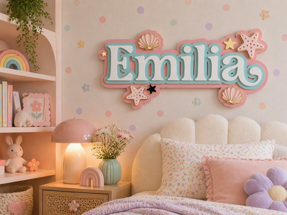 Under the Sea Custom Name Wall Sign