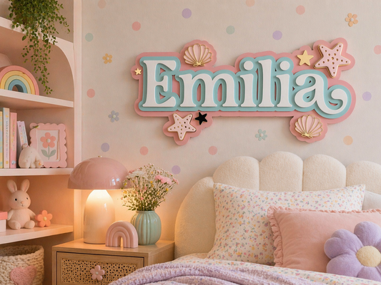 Under the Sea Custom Name Wall Sign